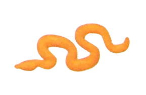 Creature, complete: snake in Orange, Smoky