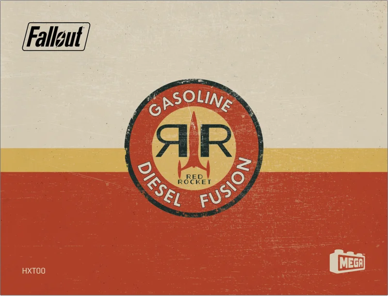 Instruction booklet for HXT00 Fallout Red Rocket Truck Stop