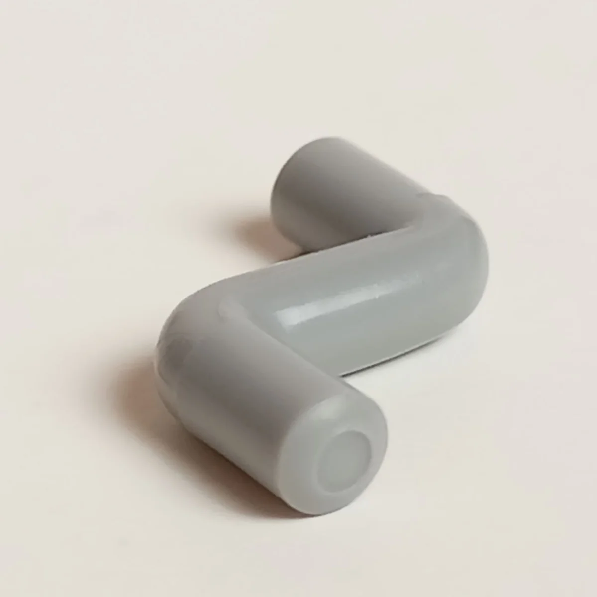 Bar: Small, double elbow in Gray, Dull