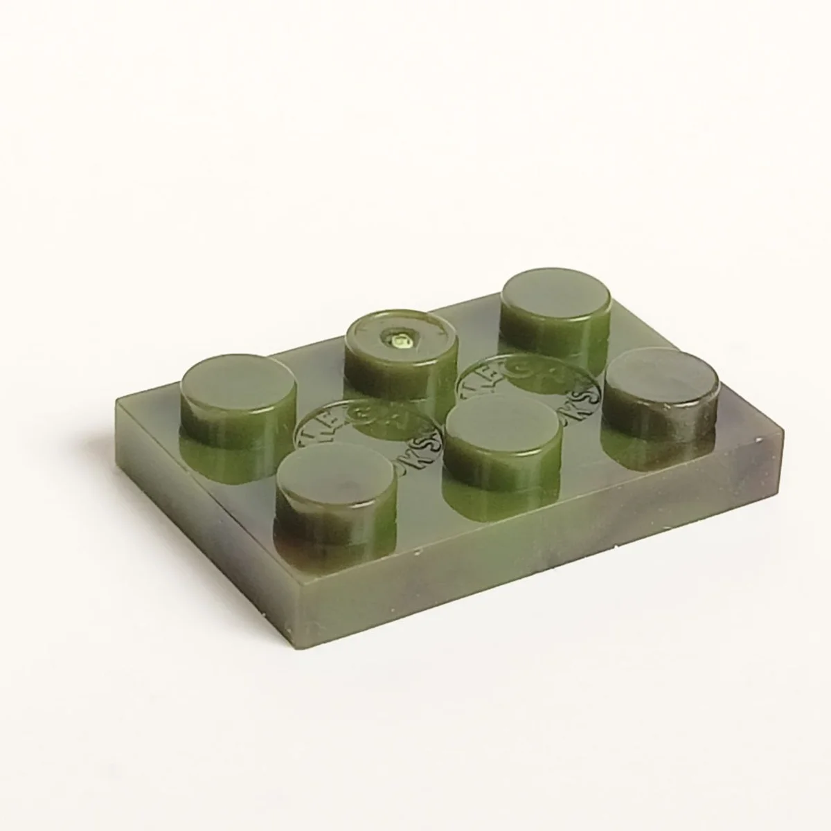 Plate 2 x 3 in Green, Medium (Camo)