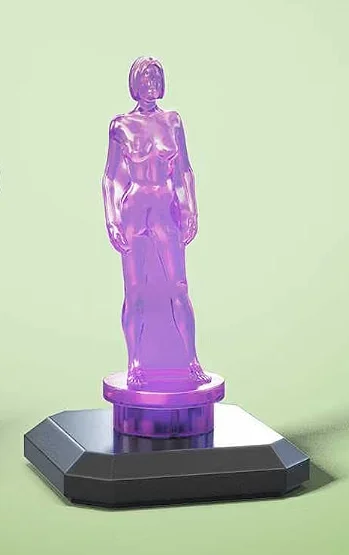 Figure, Halo: UNSC Cortana, small translucent