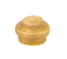 Plate 1 x 1 round in Gold, Bright (Metallic)
