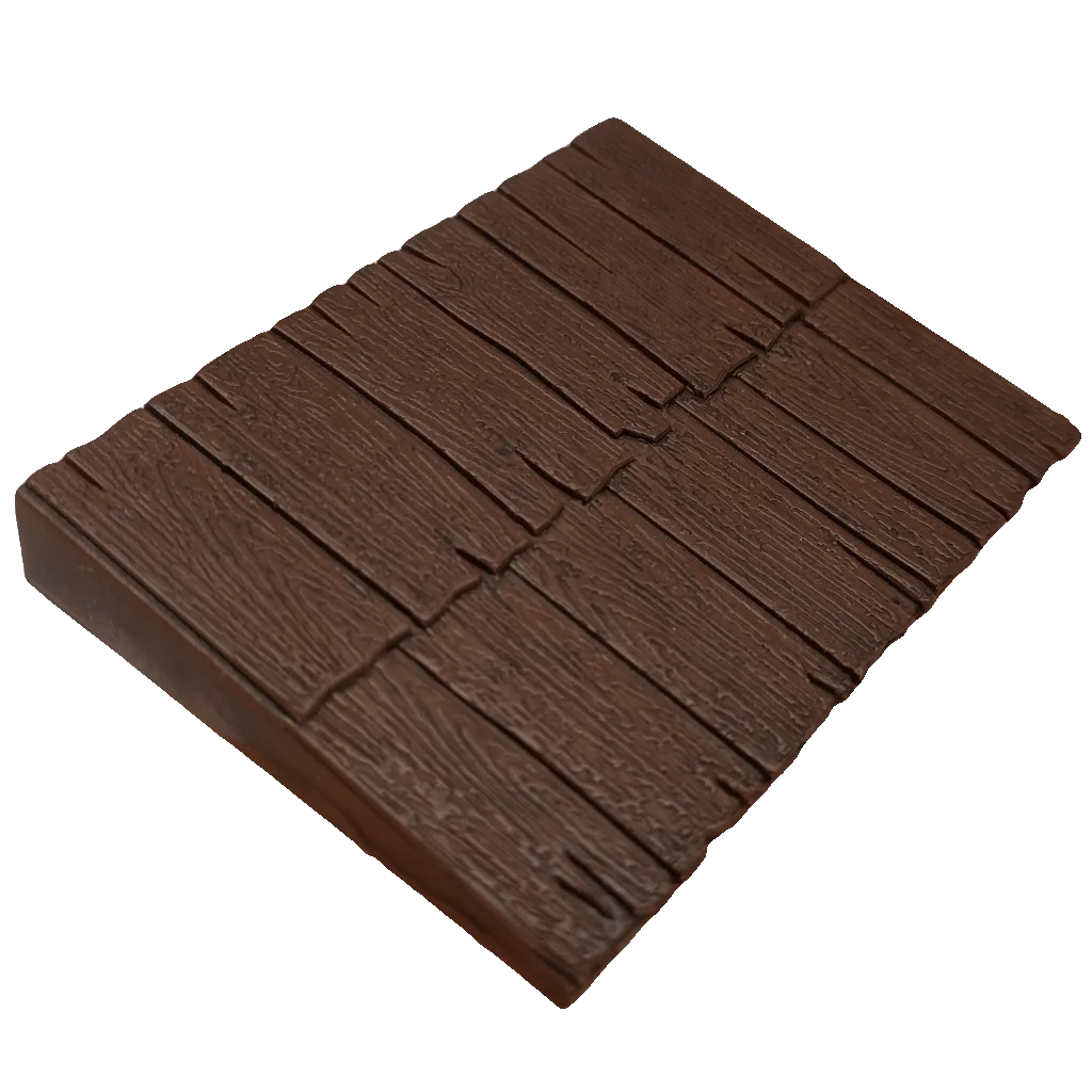 Slope brick 12 6 x 8 wood shingles
