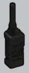 Gear: Modern Handheld Radio, Walkie Talkie in Black