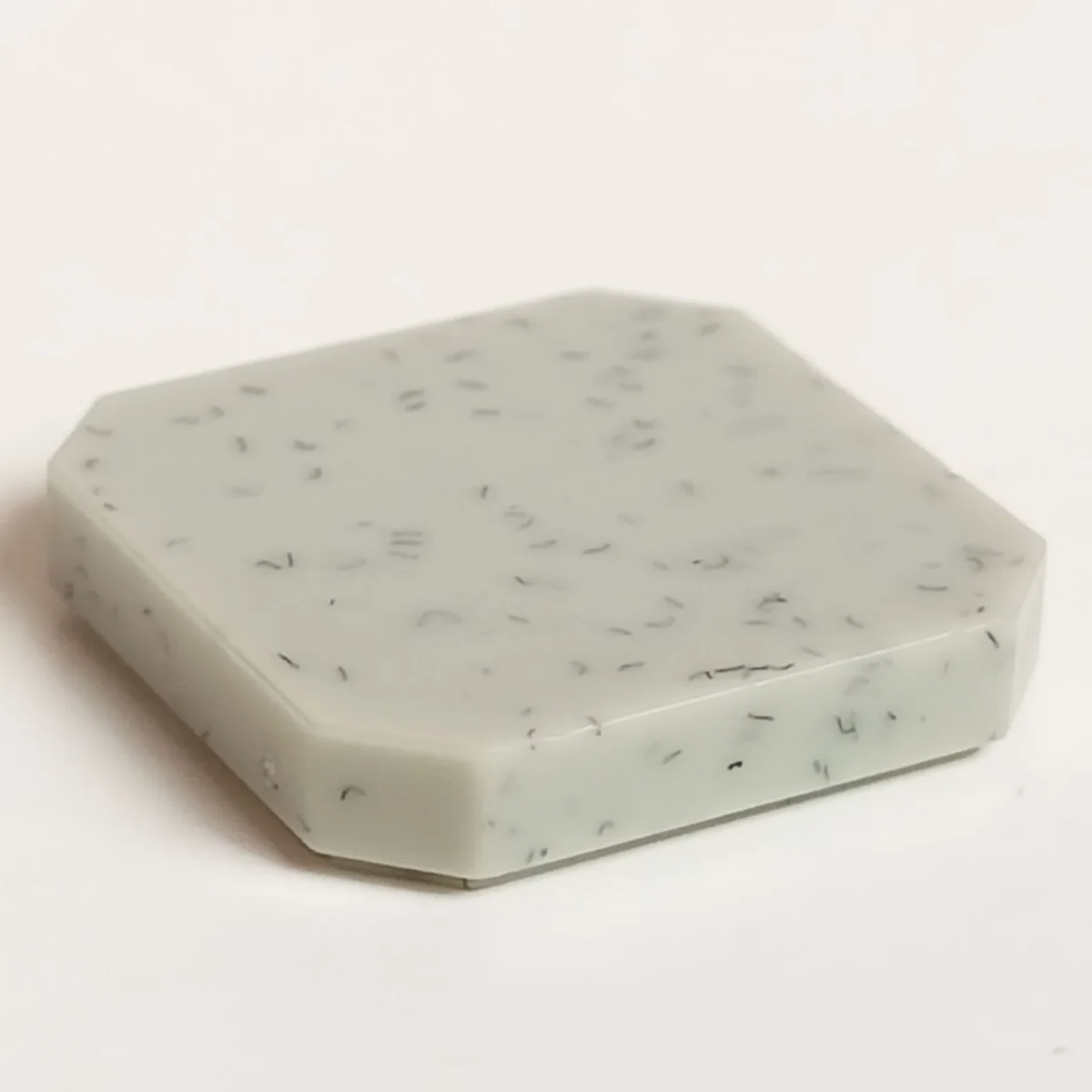 Tile Modified 2 x 2 Rounded Corners in Gray, Silver