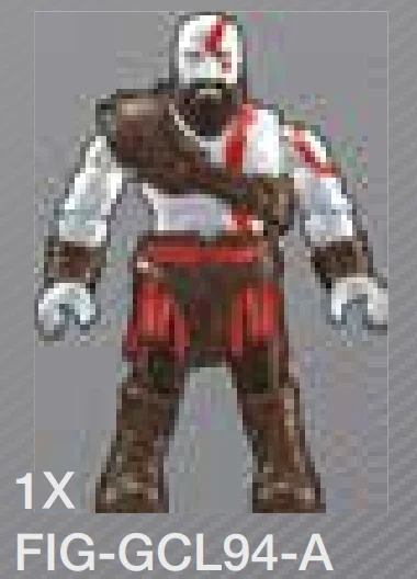 Figure, Mega Construx Heroes: Kratos