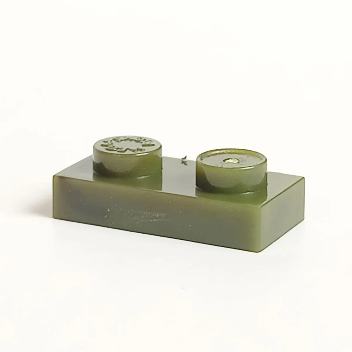 Plate 1 x 2 in Green, Medium (Camo)
