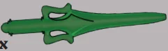 Weapon, Melee: sword, The Power Sword in Green, Rich (Translucent)