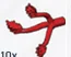 Body part: Flood Infection Form, tendrils (Halo) in Red, Flame