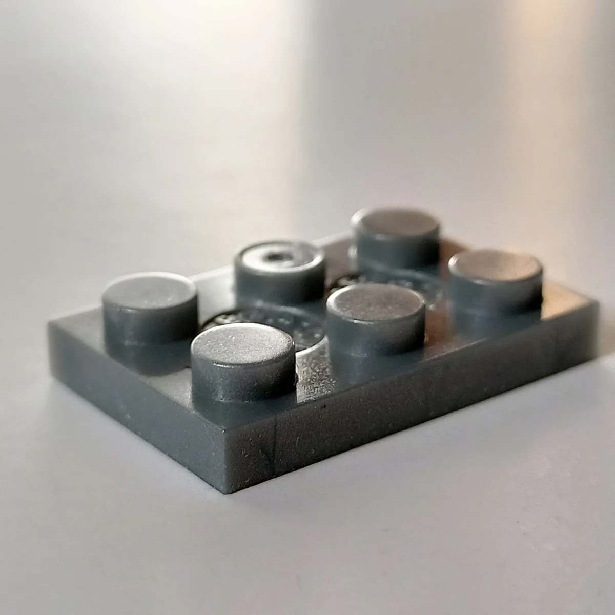 Plate 2 x 3 in Gray, Light