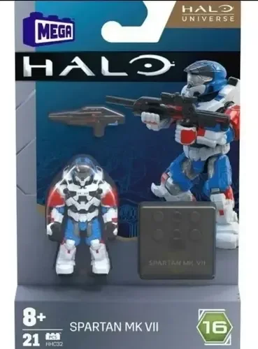 Halo Heroes series 16 Spartan MK VII (HCS Winter skin coating)