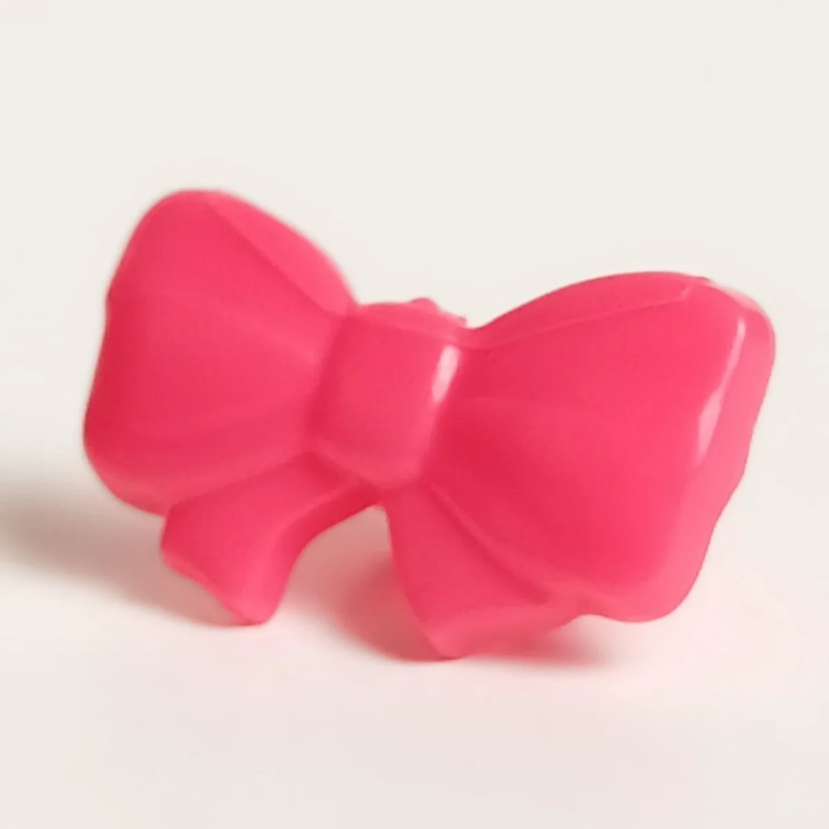 Figure, accessory: bow with small vertical clip in Pink, Rich