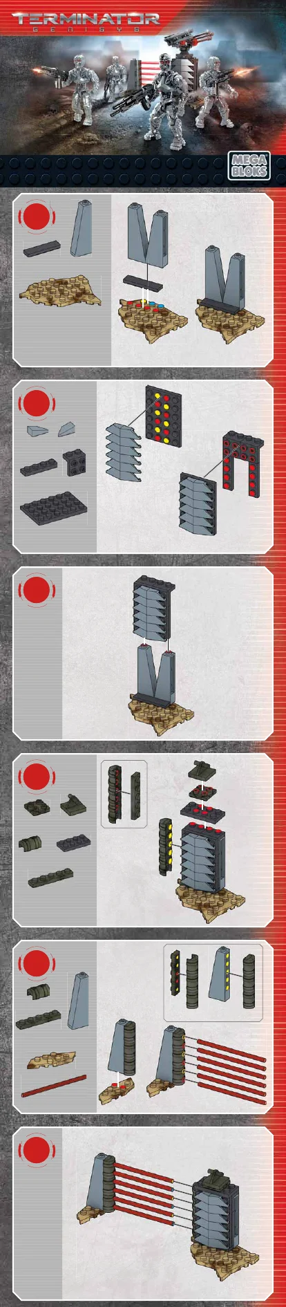 Instruction booklet for CNG02 T-800 Pack