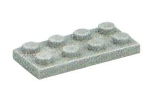 Plate 2 x 4 in Gray, Dark