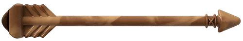 Weapon, Firearm: arrow in Brown, Teak