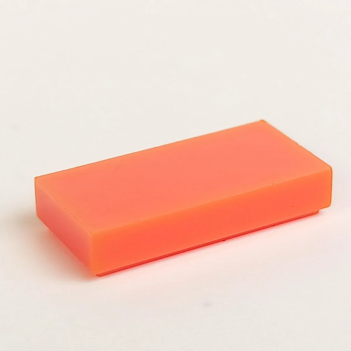 Tile 1 x 2 in Orange, Bright