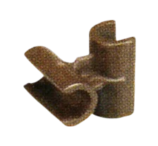 Ship: mast yard connector clip, sail clip in Brown, Dark