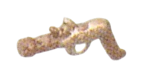 Weapon, Firearm: pistol, cap and ball in Brown, Dark