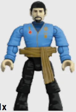 Figure, Star Trek: Commander Spock, Terran Empire uniform