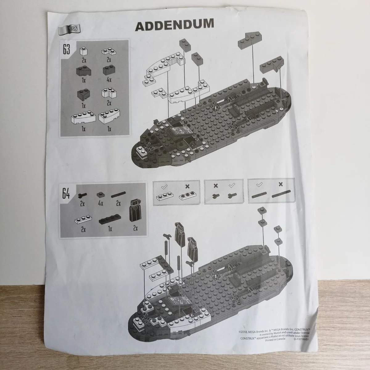 FXY58 page 36 addendum