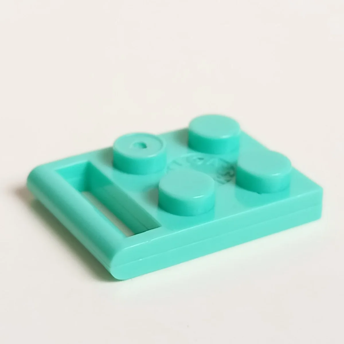 Plate 2 x 2 with handle in Teal