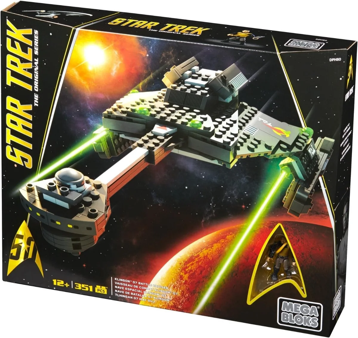 Original packaging for DPH80 Klingon D7 Battle Cruiser