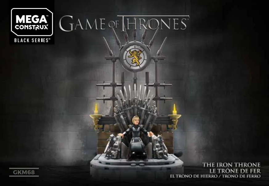 Instruction booklet for GKM68 The Iron Throne