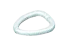 Connector: chain, large terminating loop in Gray, Dark (Metallic)