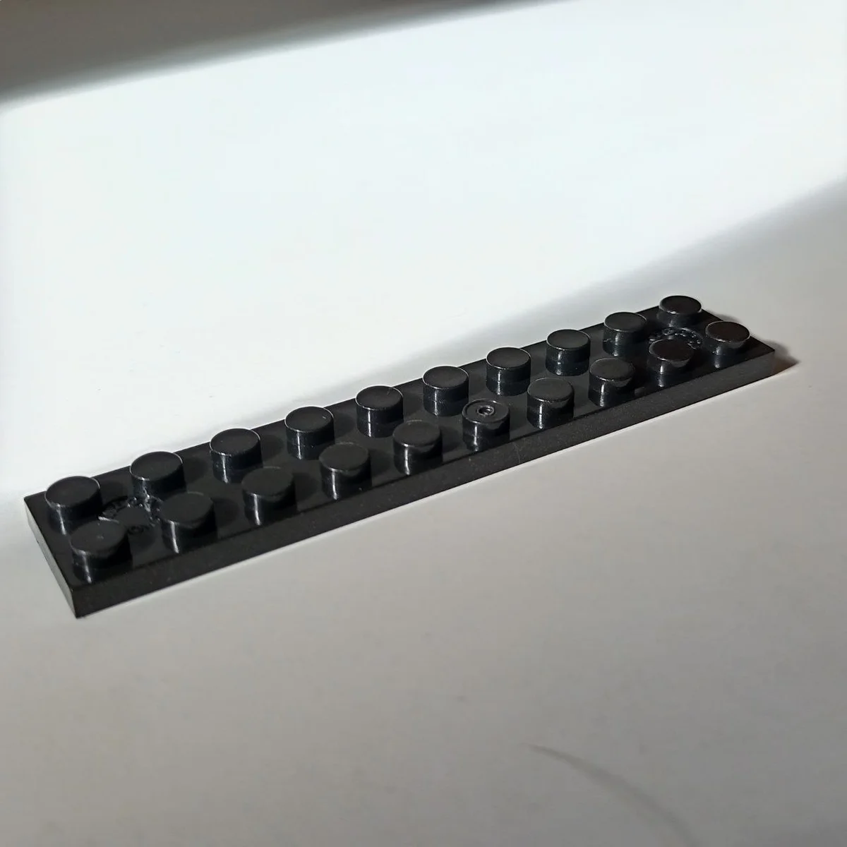 Plate 2 x 10 in Metal, Gunmetal (Metallic)