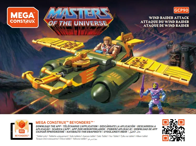 Instruction booklet for GCP90 Wind Raider Attack