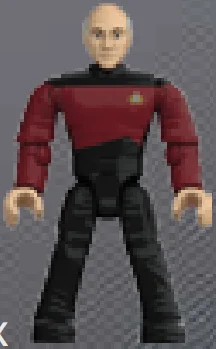 Figure, Star Trek: Captain Jean-Luc Picard, command uniform