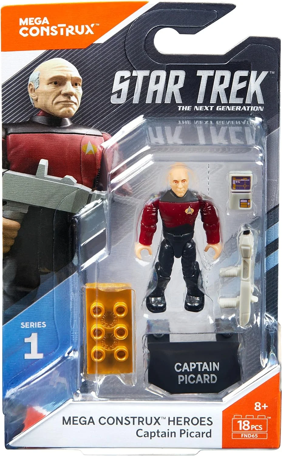Original packaging for FND65 Captain Picard