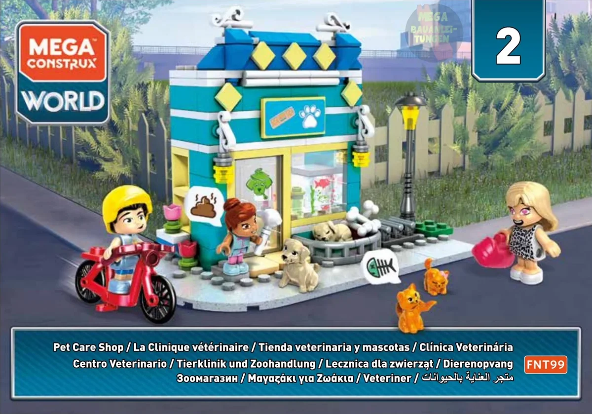 2/2 Instruction booklet for FNT99 Pet Care Shop