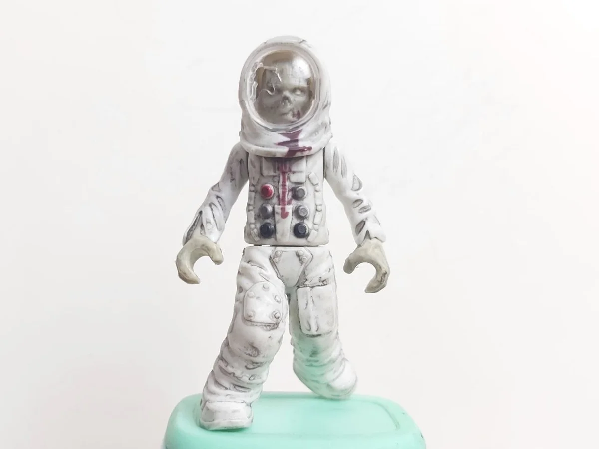 Figure, CoD: zombie, bald, breached space suit