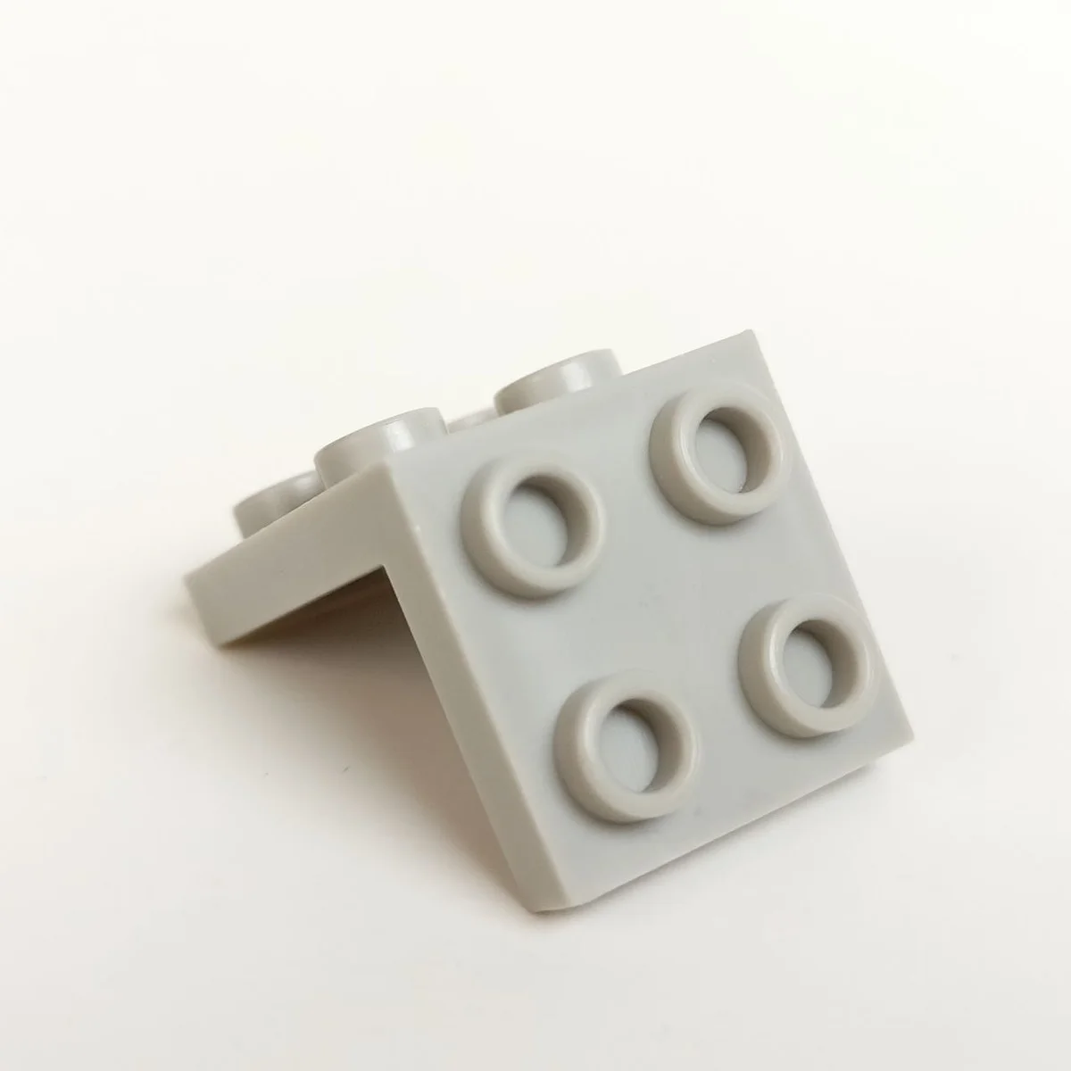 Bracket 2 x 2 - 2 x 2 with studs in Gray