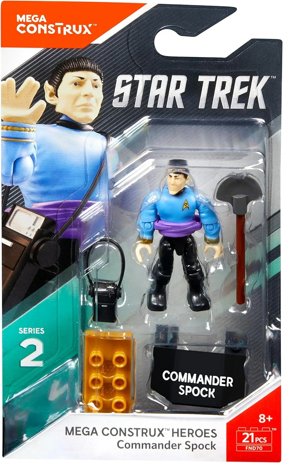 Original packaging for FND70 Commander Spock