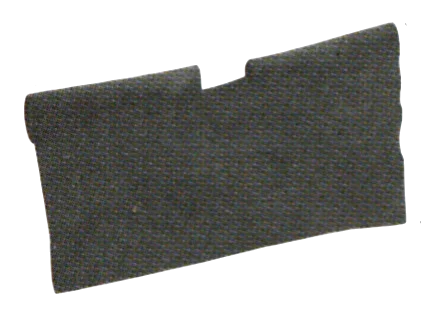 Ship: sail, black fabric (17.1cm x 10.1cm) in Multicolored