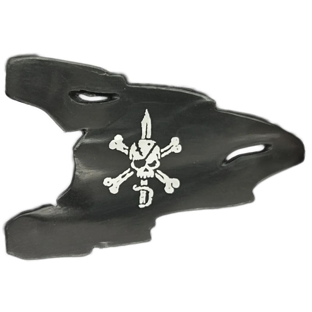 Flag/Banner: 1 x 4 mount, torn, small Skeleton Crew emblem