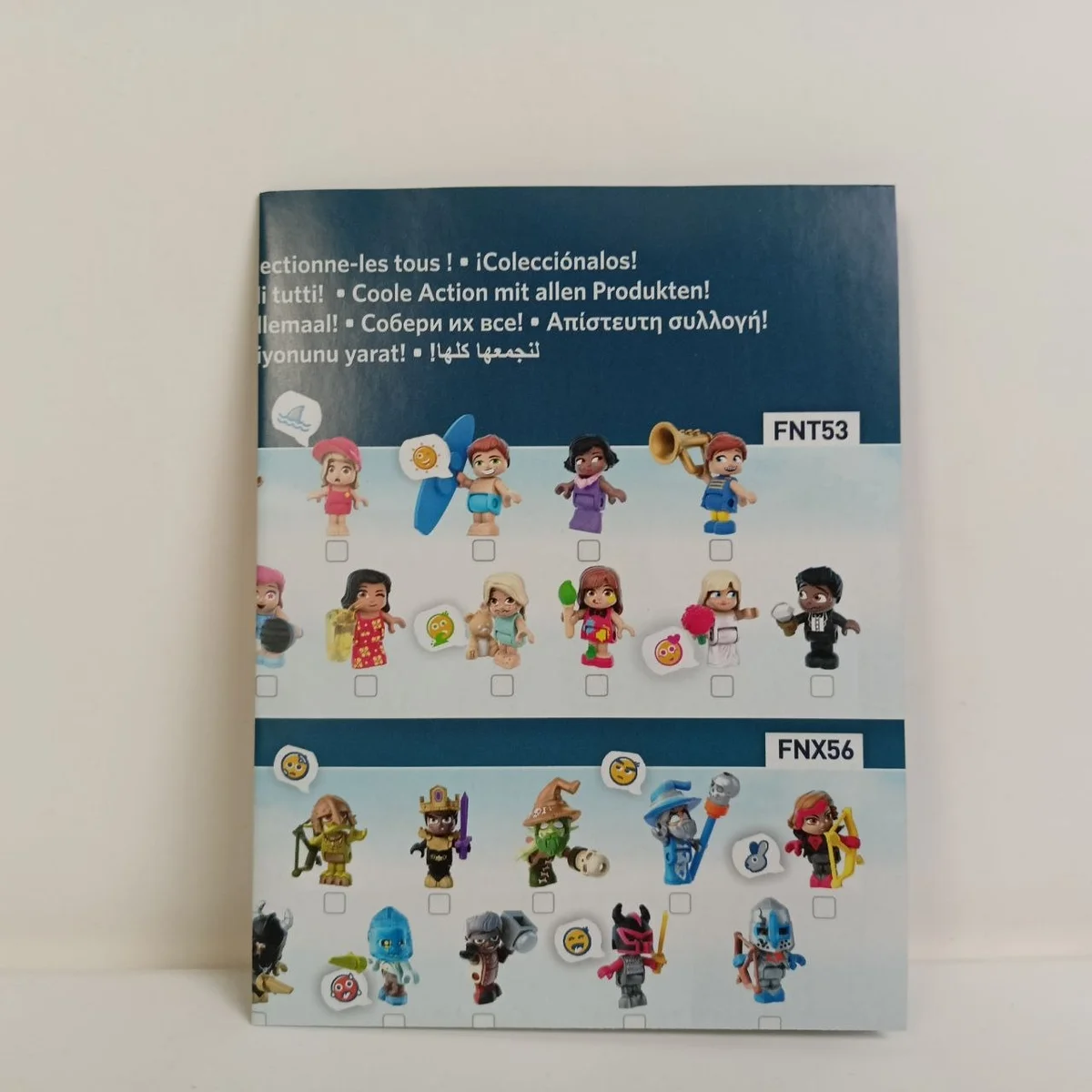 Mega Construx World Collect them all pamphlet