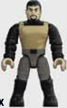 Figure, Star Trek: Klingon Warrior with goatee