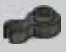 Plate 1 x 1 round with vertical clip in Green, Jungle (Camo)