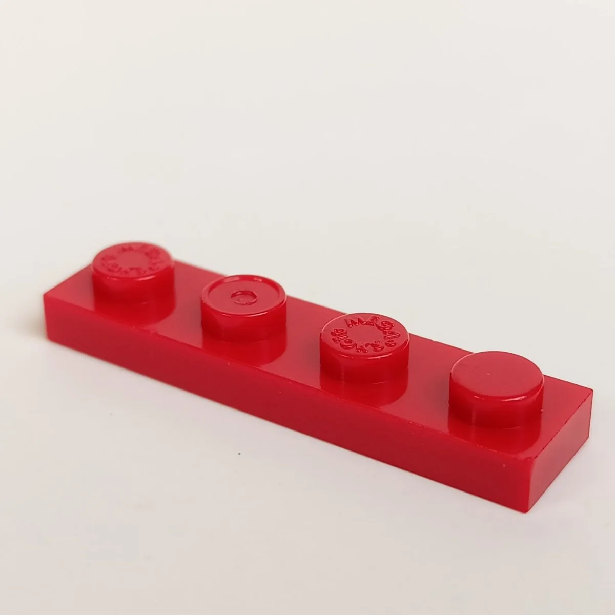 Plate 1 x 4 in Red, Flame
