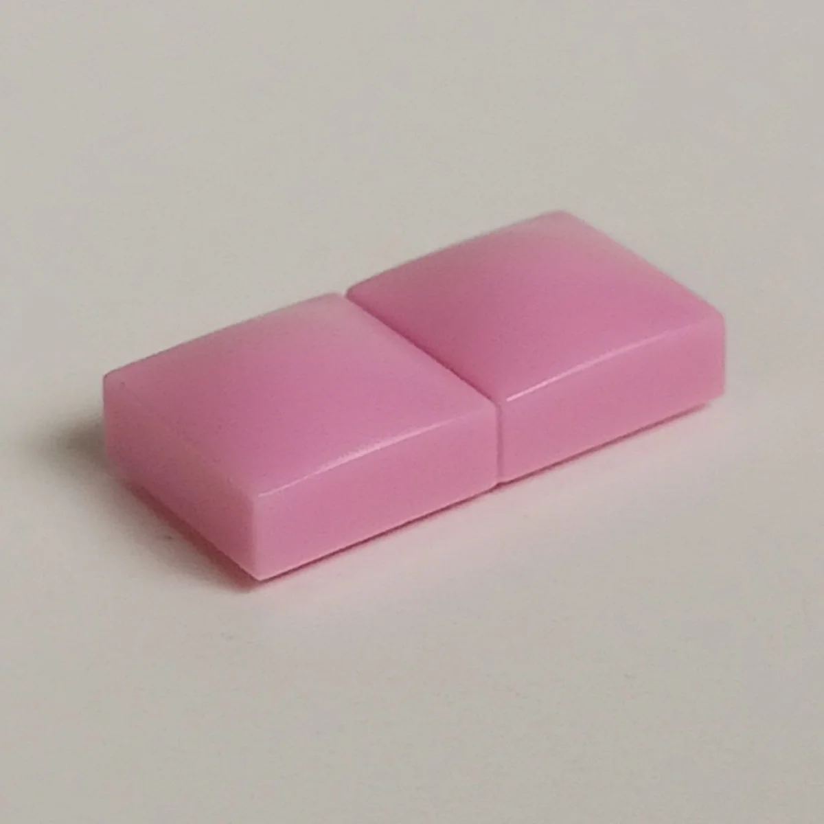 Tile 1 x 2 paired cushion in Pink, Rose