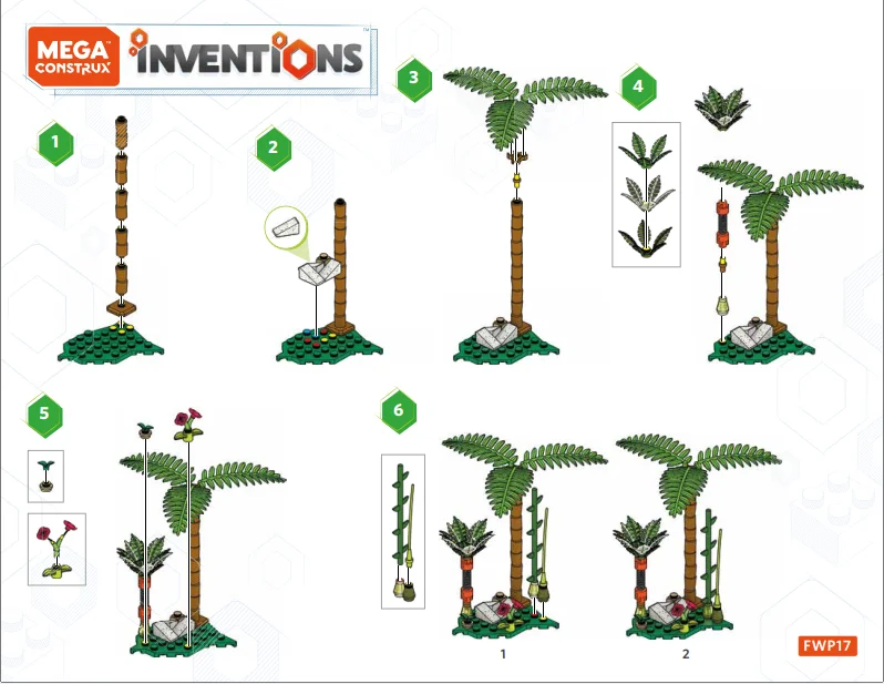 Instruction booklet for FWP17 Tropical Booster Pack