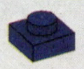 Plate 1 x 1 - Type 04 in Purple, Rich