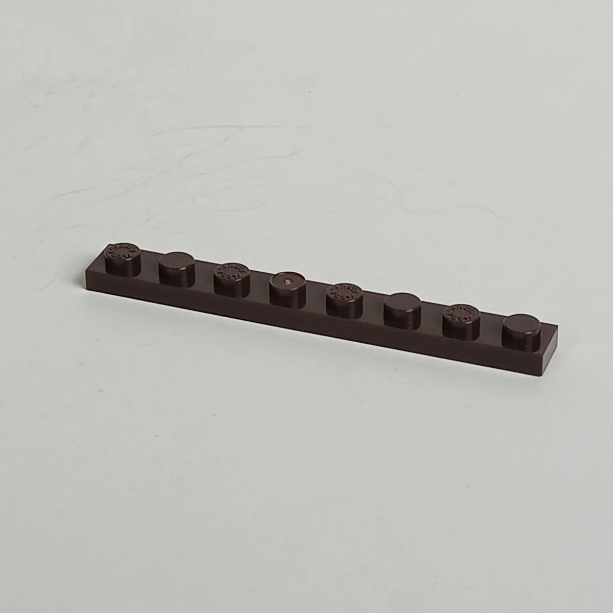 Plate 1 x 8 in Brown, Dark