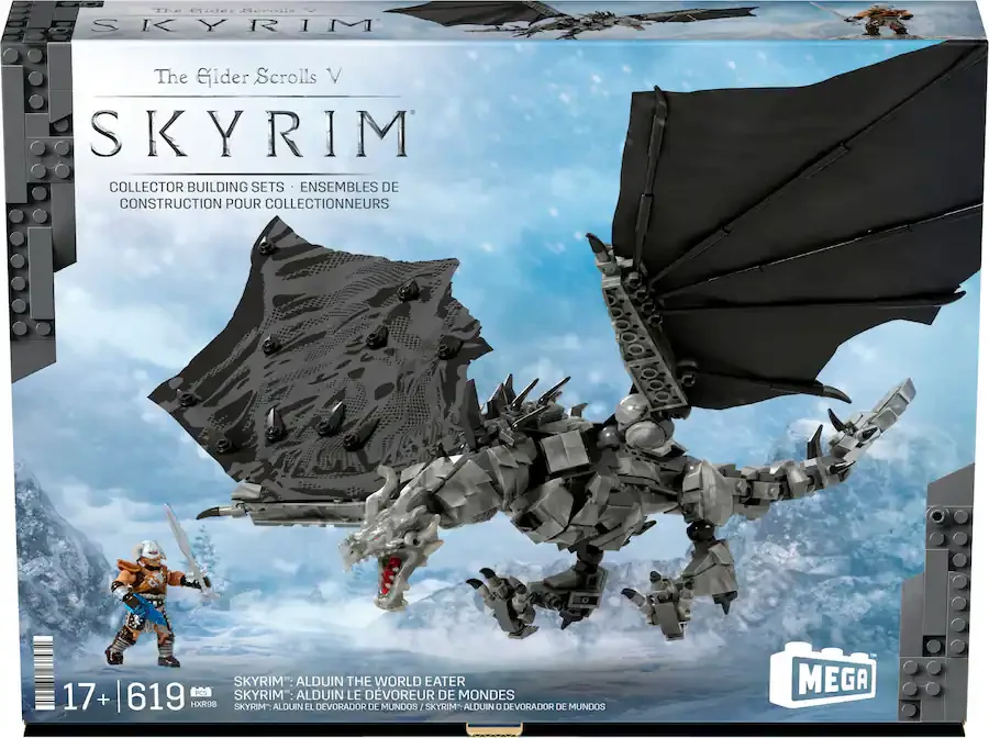 Original packaging for HXR98 Skyrim Alduin the World Eater