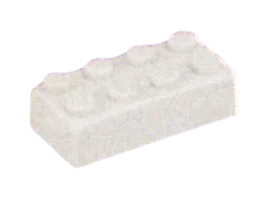 Brick 2 x 4 stone in Gray