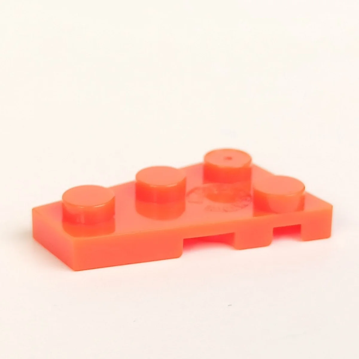 Wedge Plate 2 x 3 - Left in Orange, Bright