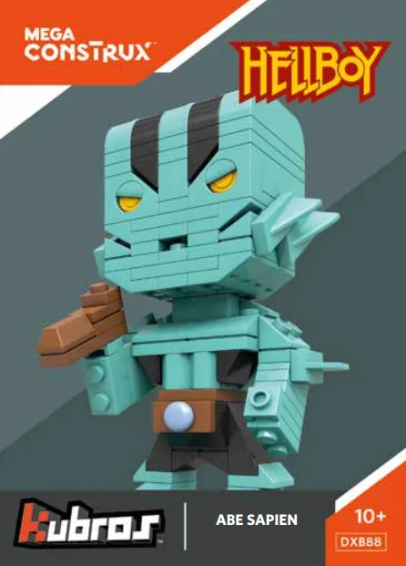 Instruction booklet for DXB88 Hellboy Abe Sapien